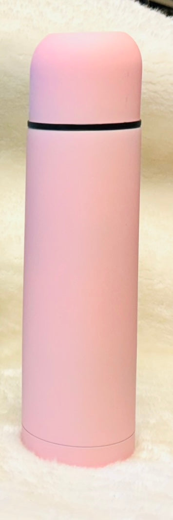Pastel Soft Touch Travel Flask