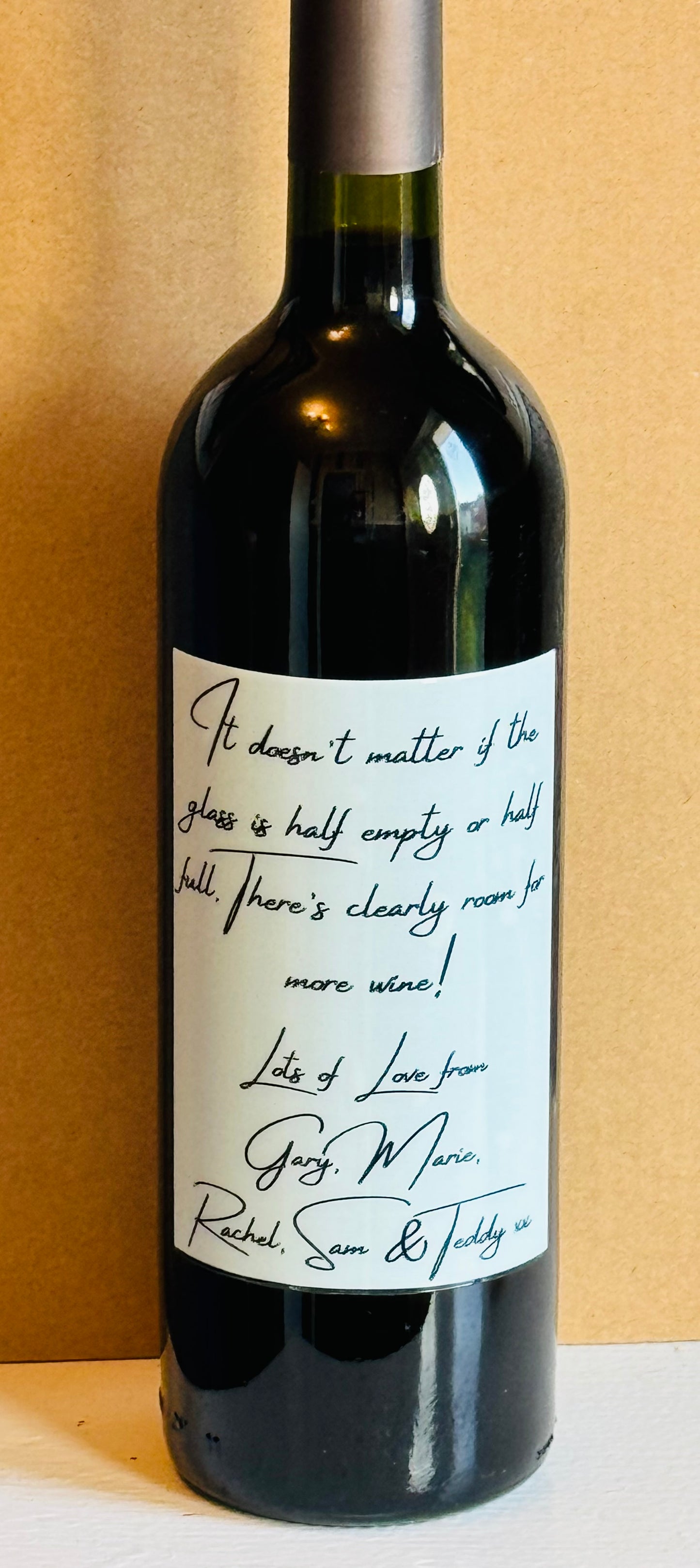 UV DTF Polaroid for Wine Bottle Custom