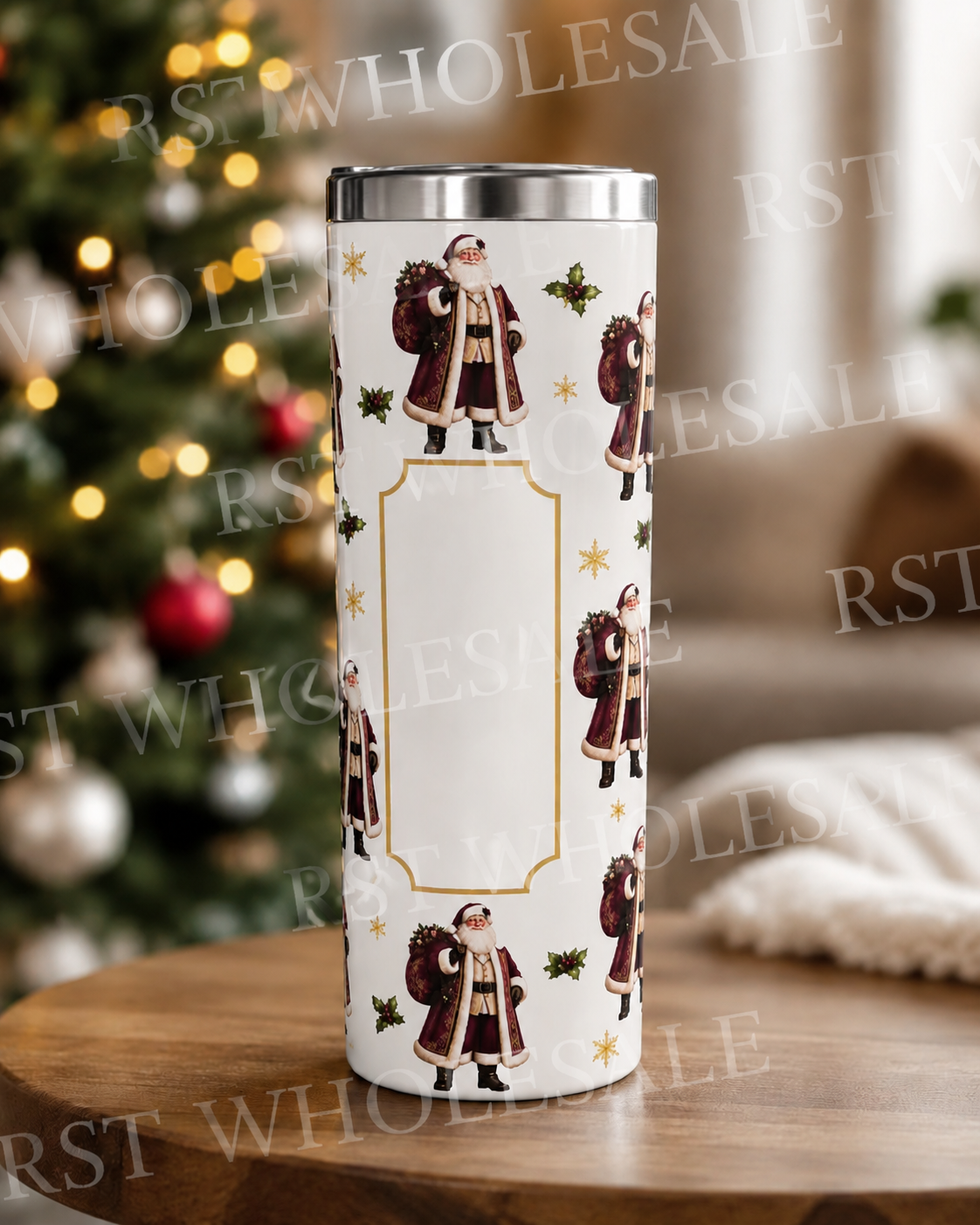 Santa Stainless Steel Tumbler - due September