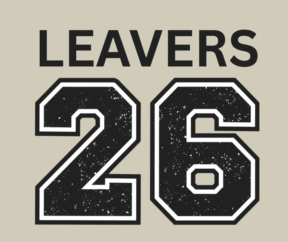 Acrylic 2026 Leavers Hoodie Plaque & Keyring Set (different colour options)