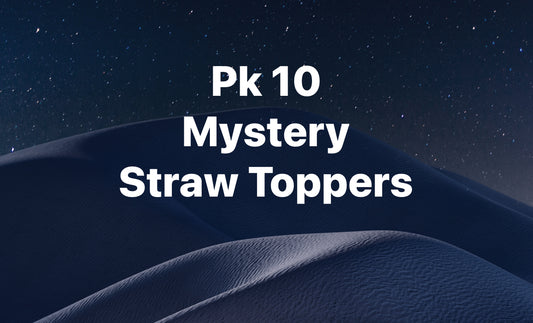 Pk10 Mystery Straw Toppers