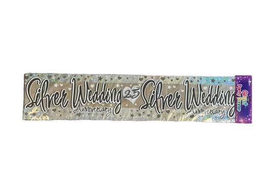 Silver Wedding Anniversary (25th) Banner