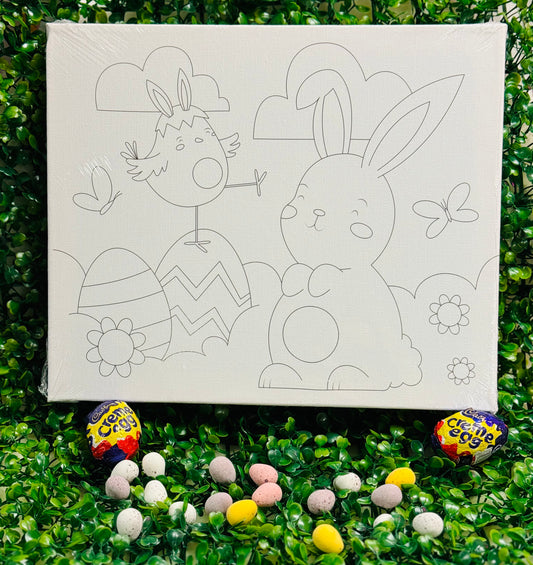 * Easter Colour Your Own Canvas
