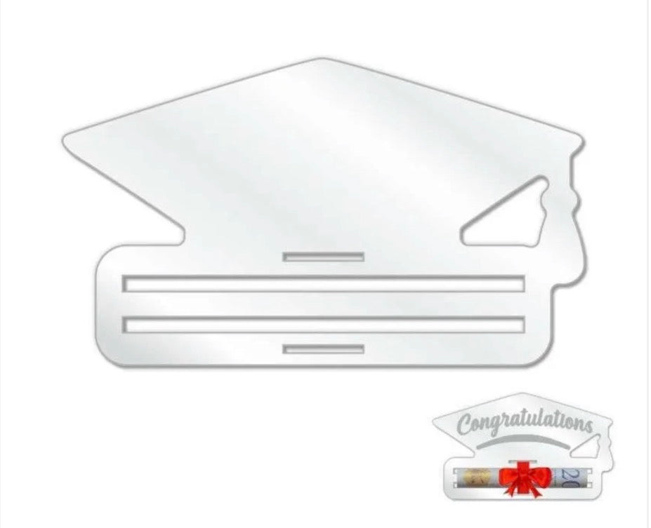 Acrylic Graduation Gift Money Holderl (Can be sublimated on)