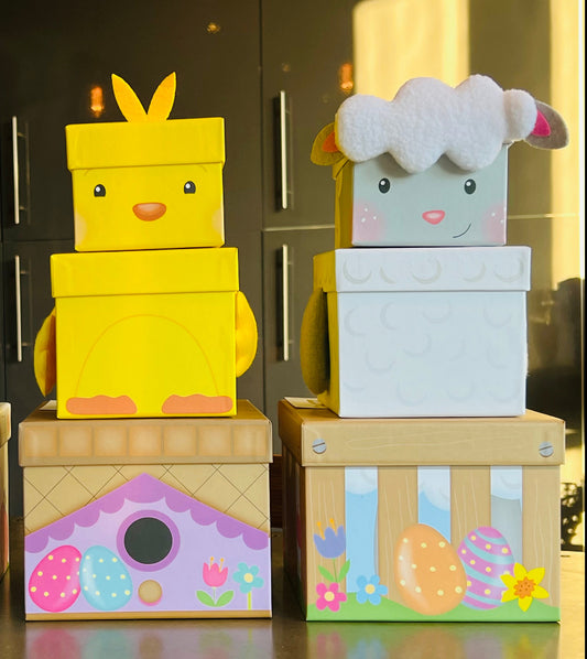 * Easter Stacking Boxes