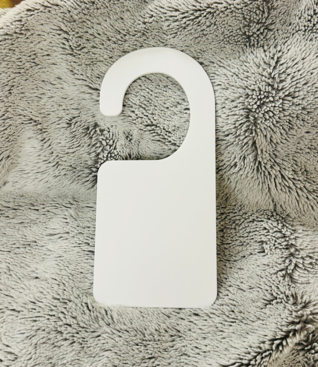 Acrylic Blank door hanger (can be Sublimated)