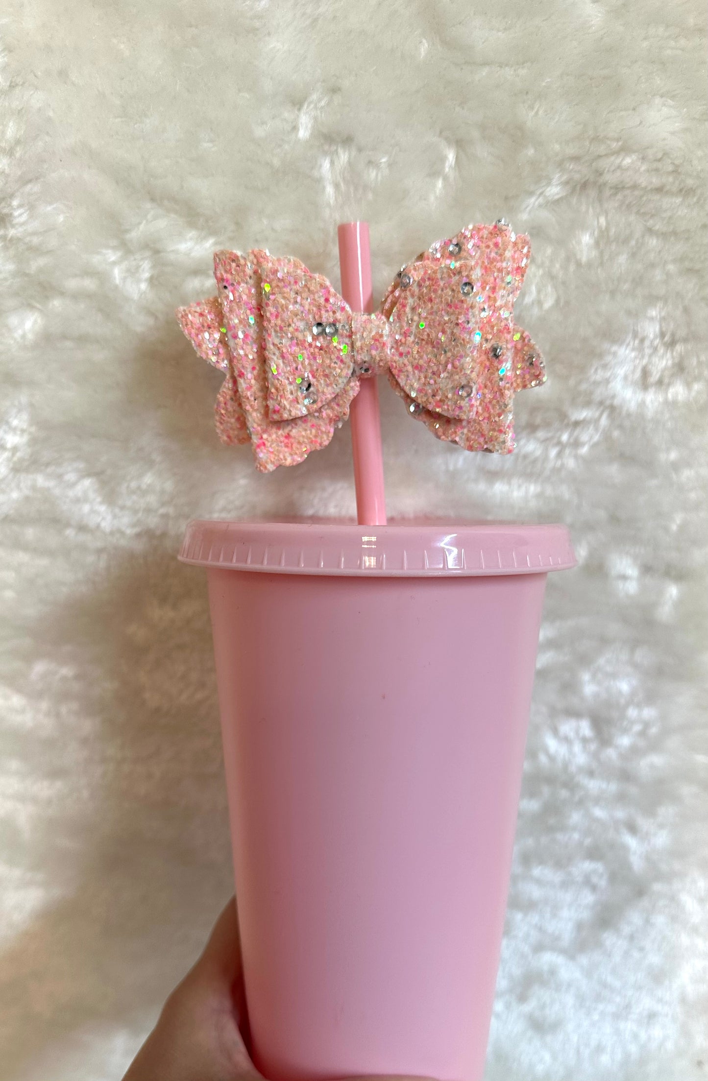 Bow Straw Toppers