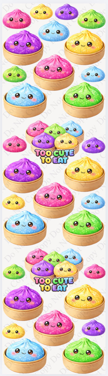 NEW DTF Glitter Dumpling Sheet