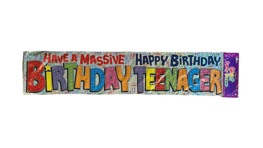 Happy Birthday Teenager Banner