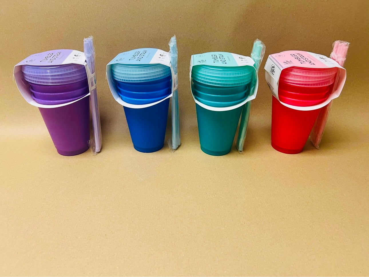 Pk4 16oz Colour Changing Cups