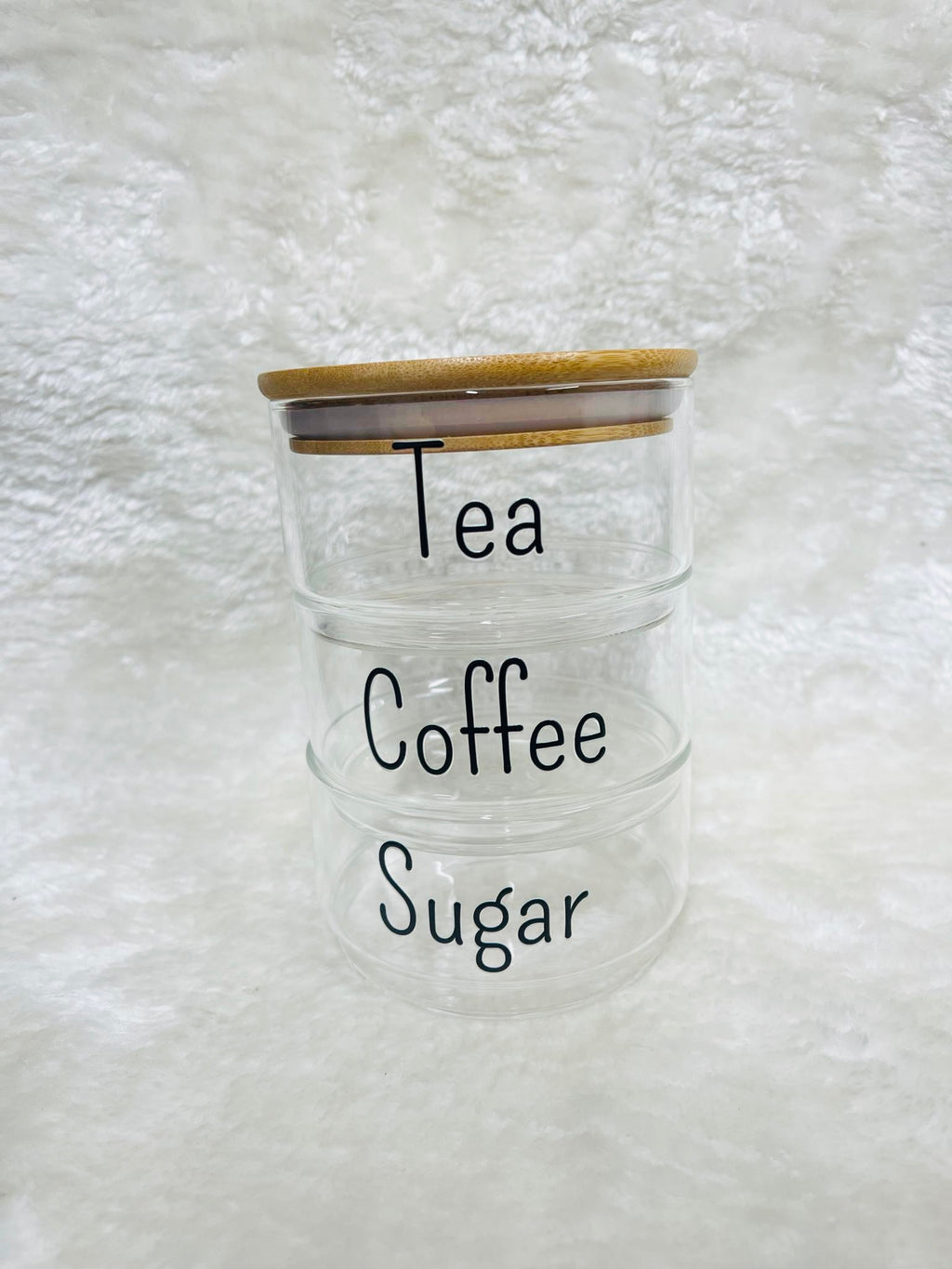 Three Tier Stacking Jar Set (with UV DTF option)