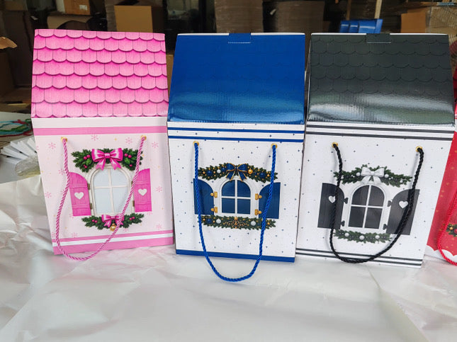 Green and White Elf Return Box and 18inch Balloons PRE-Order due End October