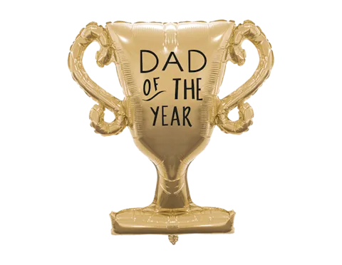 Dad Trophy Foil Balloon 34" x 26"