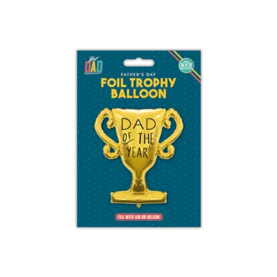 Dad Trophy Foil Balloon 34" x 26"