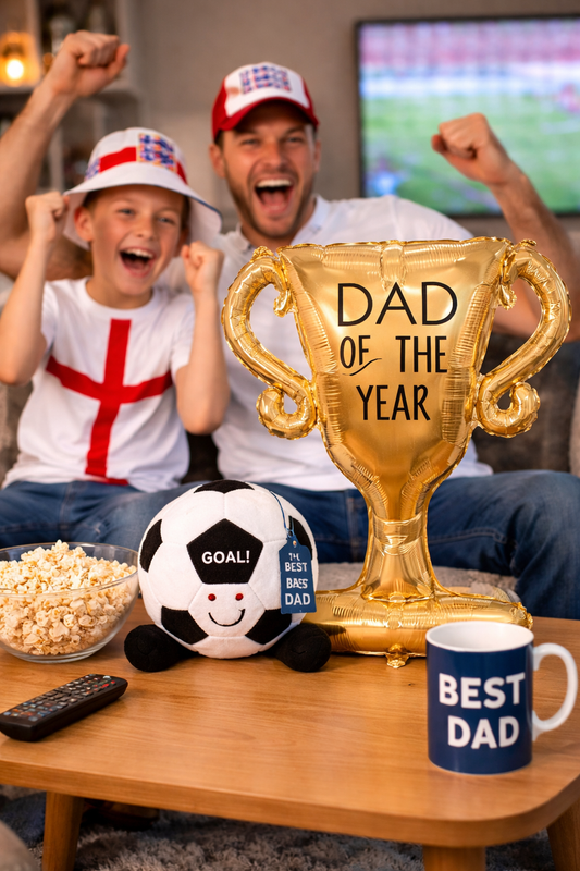 Dad Trophy Foil Balloon 34" x 26"