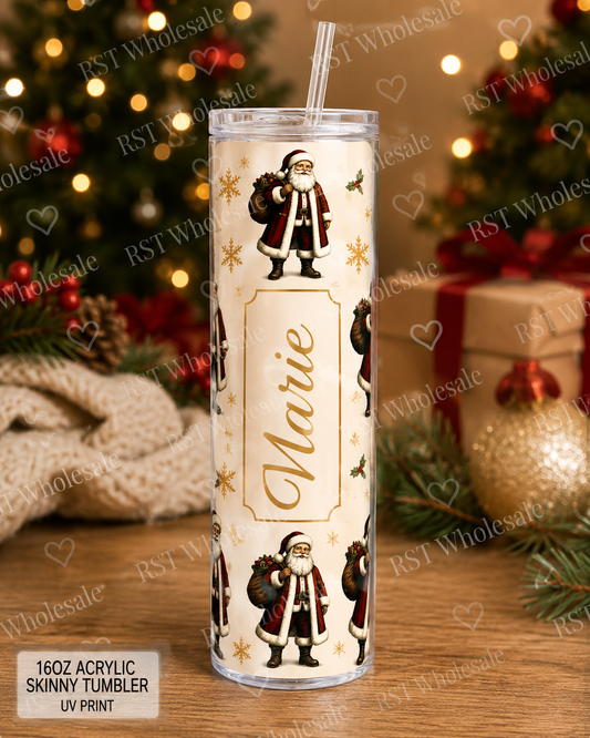 Santa Stainless Steel Tumbler