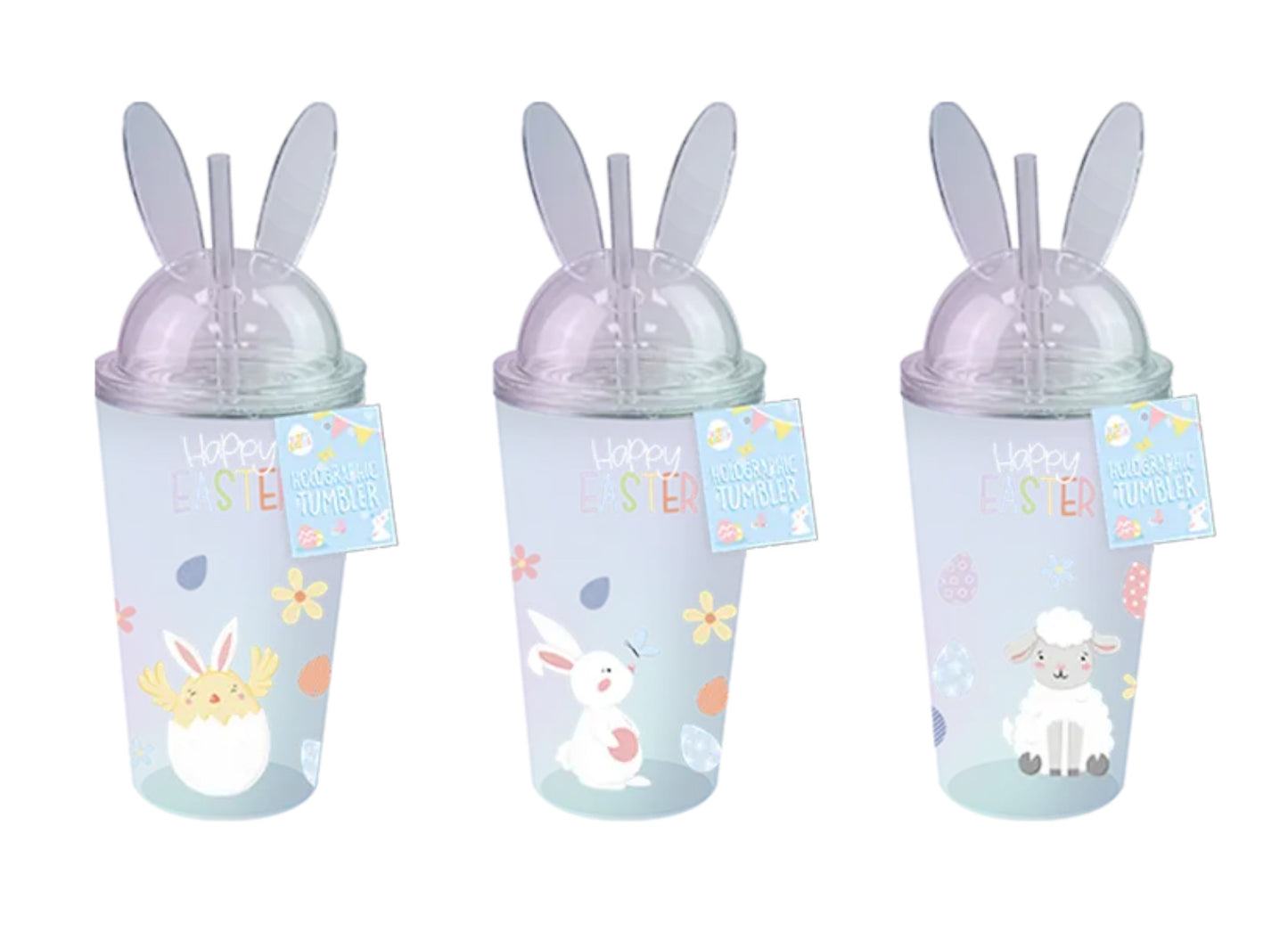 Easter Holographic Tumbler