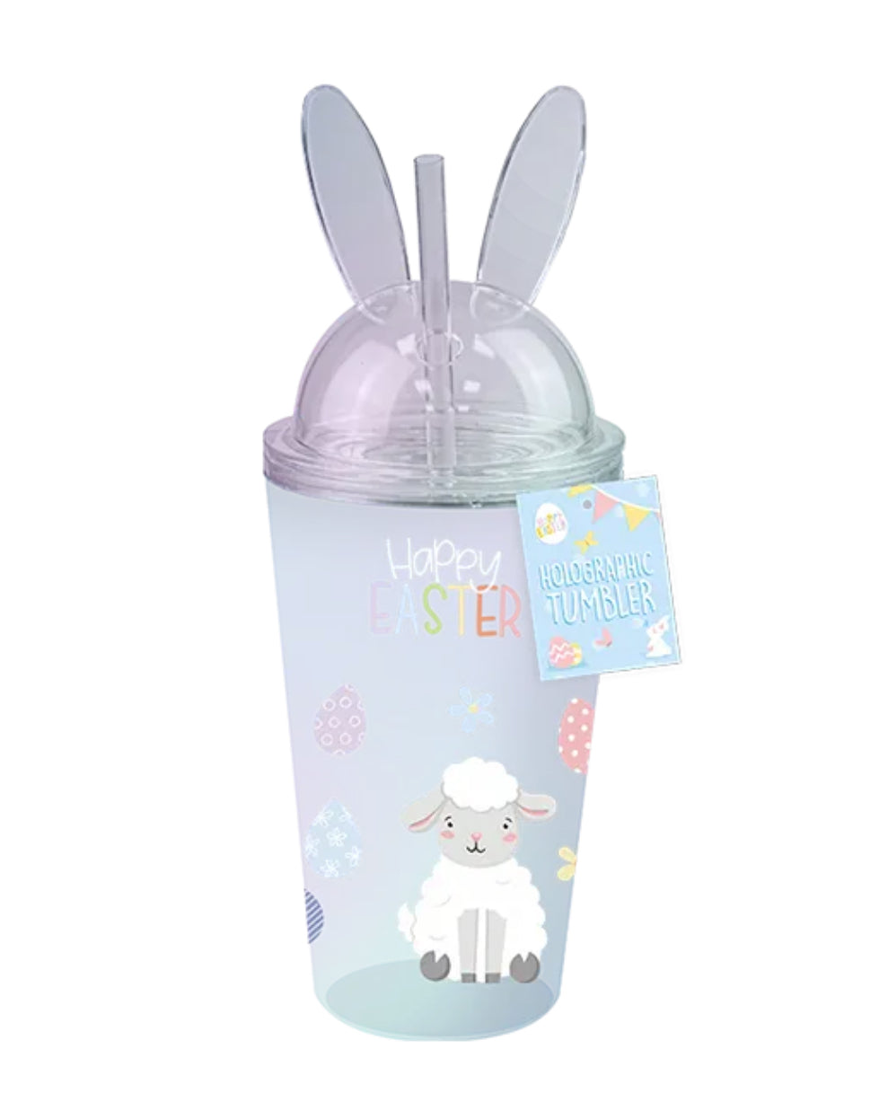 Easter Holographic Tumbler