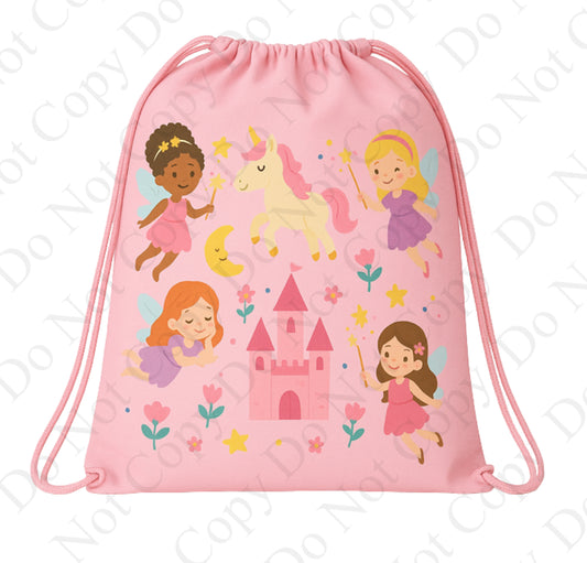 Fairy design with Draw String bag