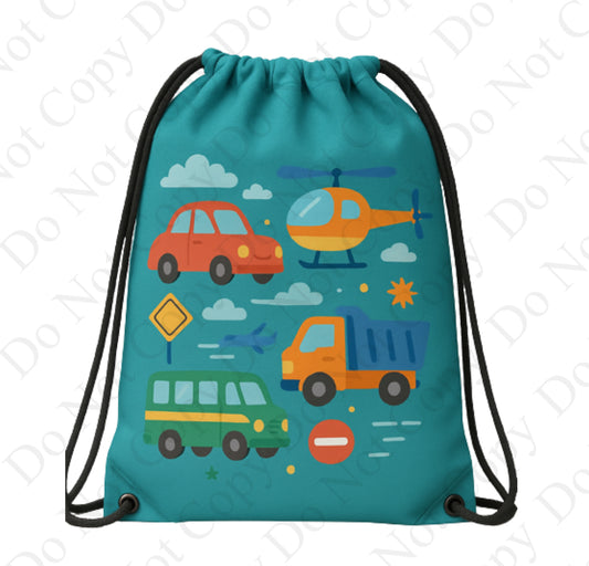 Transportation design with Draw String bag