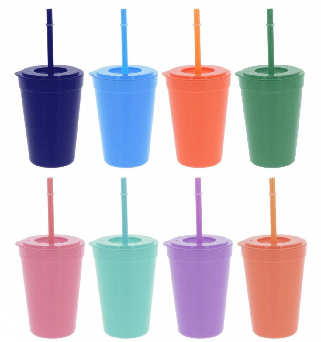 12oz Tumbler with Straw
