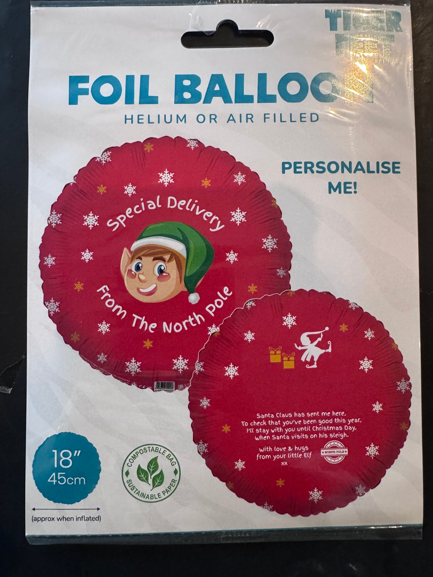 Special Delivery from North Pole Balloon