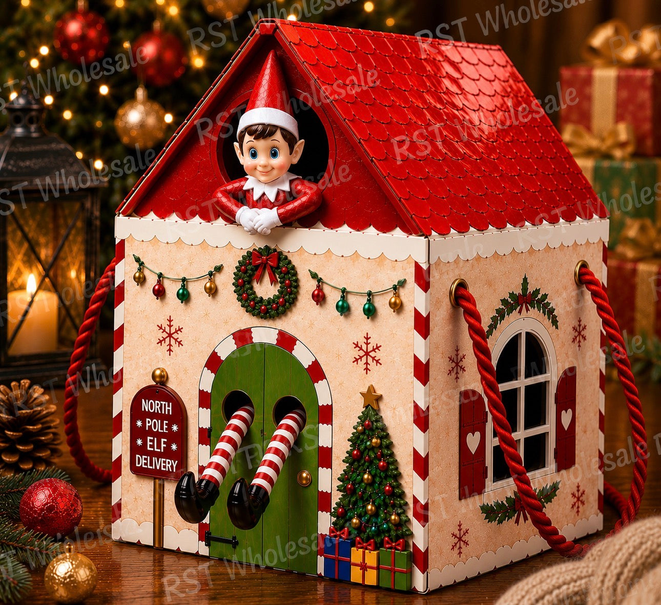 Traditional Elf Return Box and 18inch Balloons PRE-Order due September
