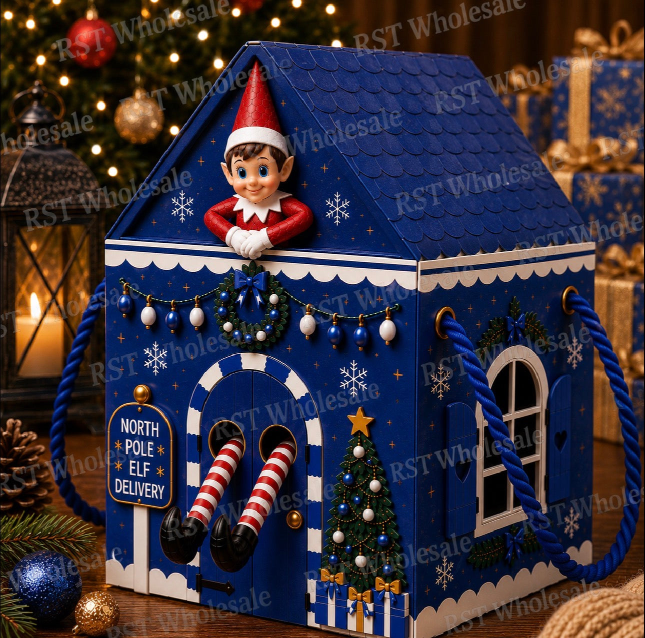 Royal Blue Elf Return Box and 18inch Balloons PRE-Order due September