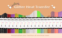 Load image into Gallery viewer, NEW Colours Teckwrap Glitter HTV Heat Transfer Vinyl (Sheets &amp; Rolls)
