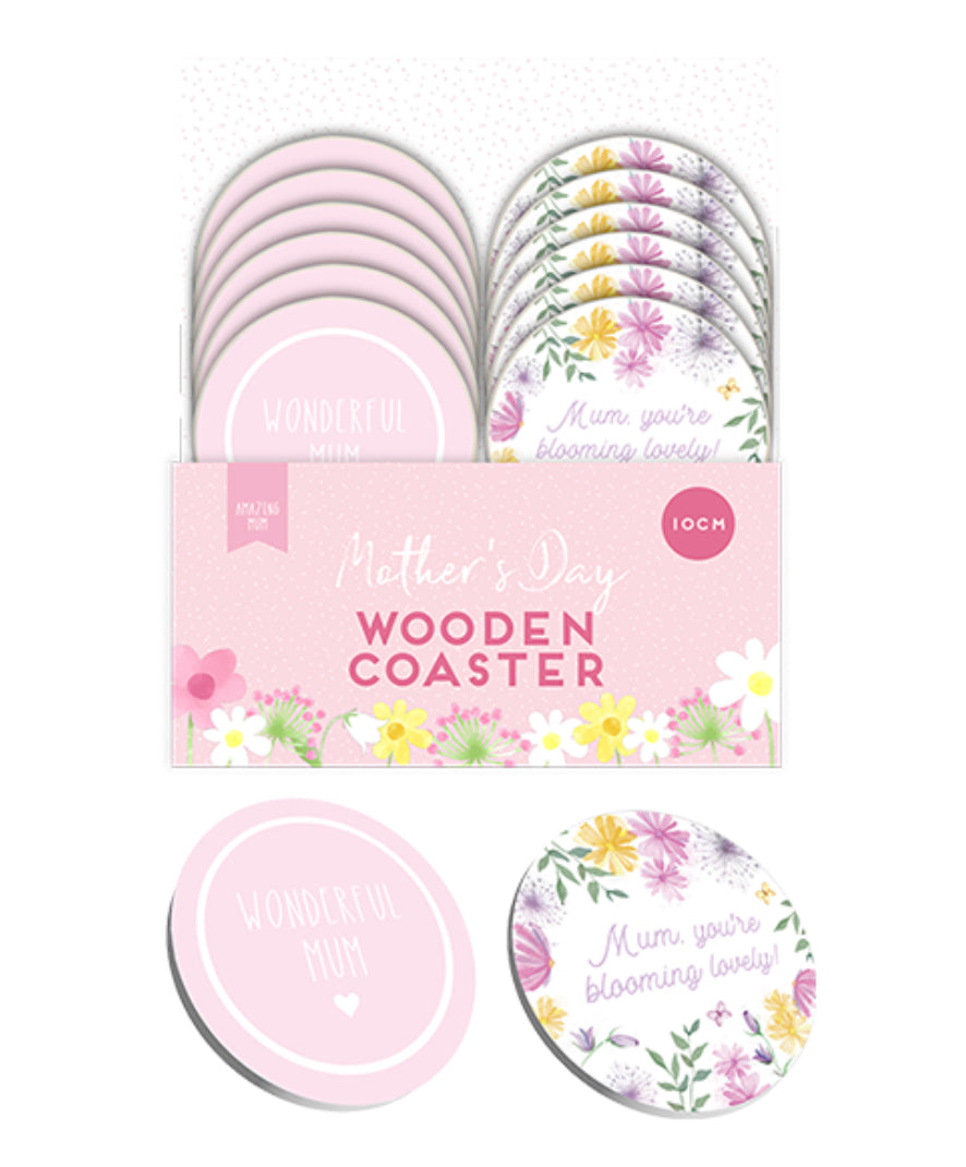 Mother's Day Wooden Coaster