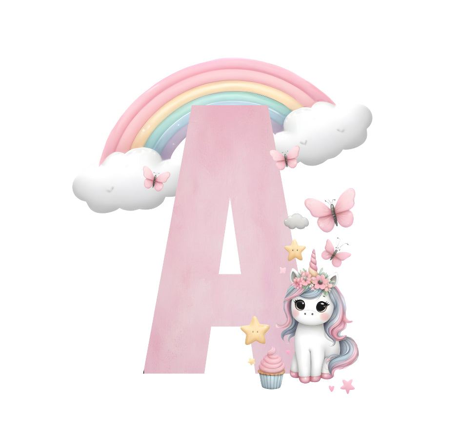 Unicorn Alphabet A-Z  Digital Download (purchase separately)