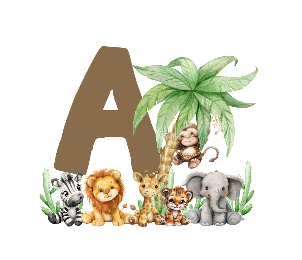 Safari Alphabet A-Z  Digital Download (purchase separately)