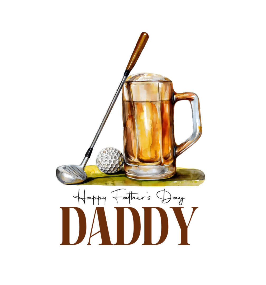 DTF (Fabric) Daddy Golf