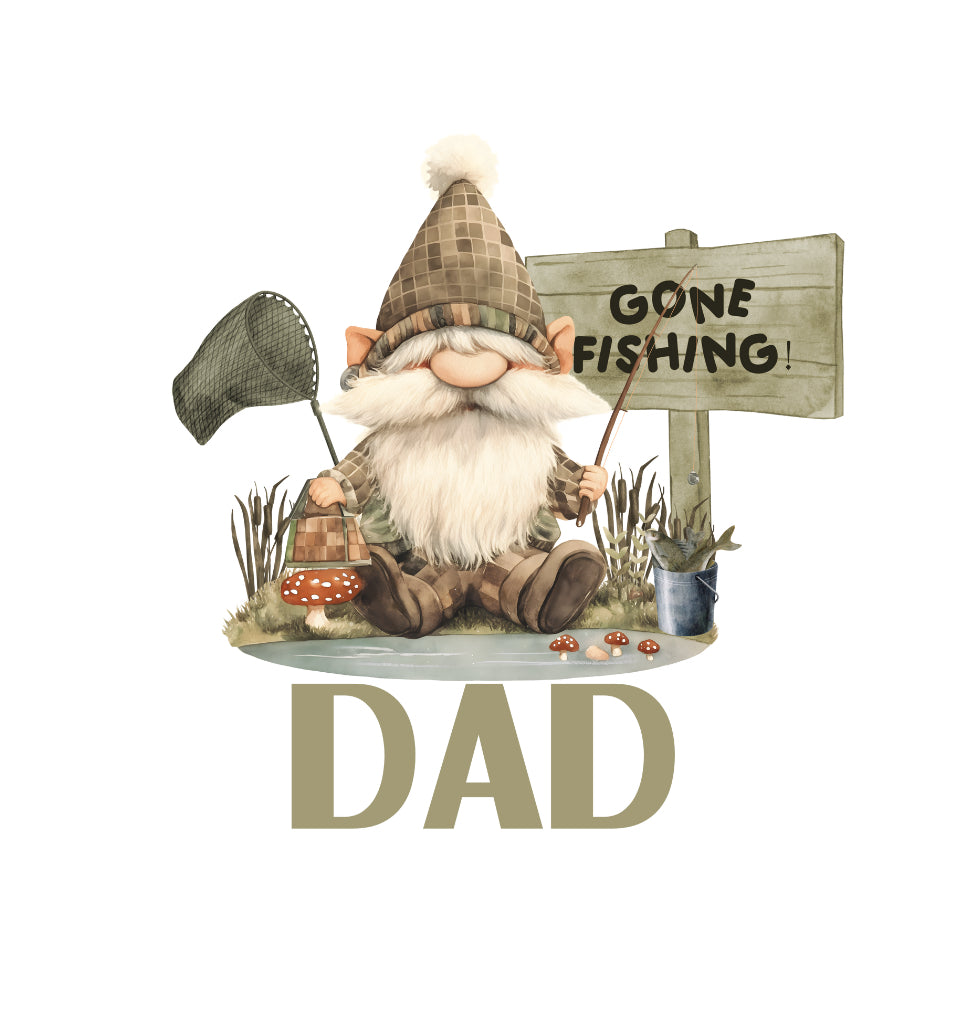 DTF (Fabric) Dad Gone Fishing