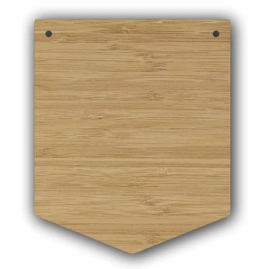 Pennant Plaque - Bamboo