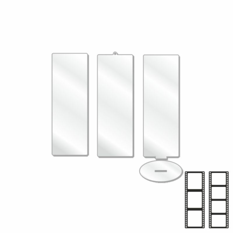 Acrylic Photo film strip Plaque (can be sublimated on)