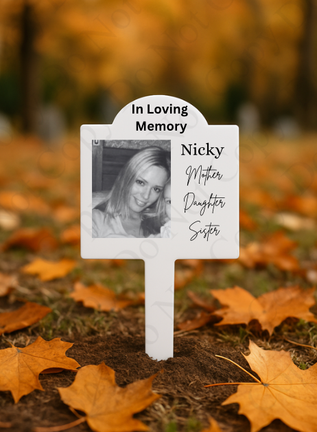 White Grave Marker (Can be sublimated on)