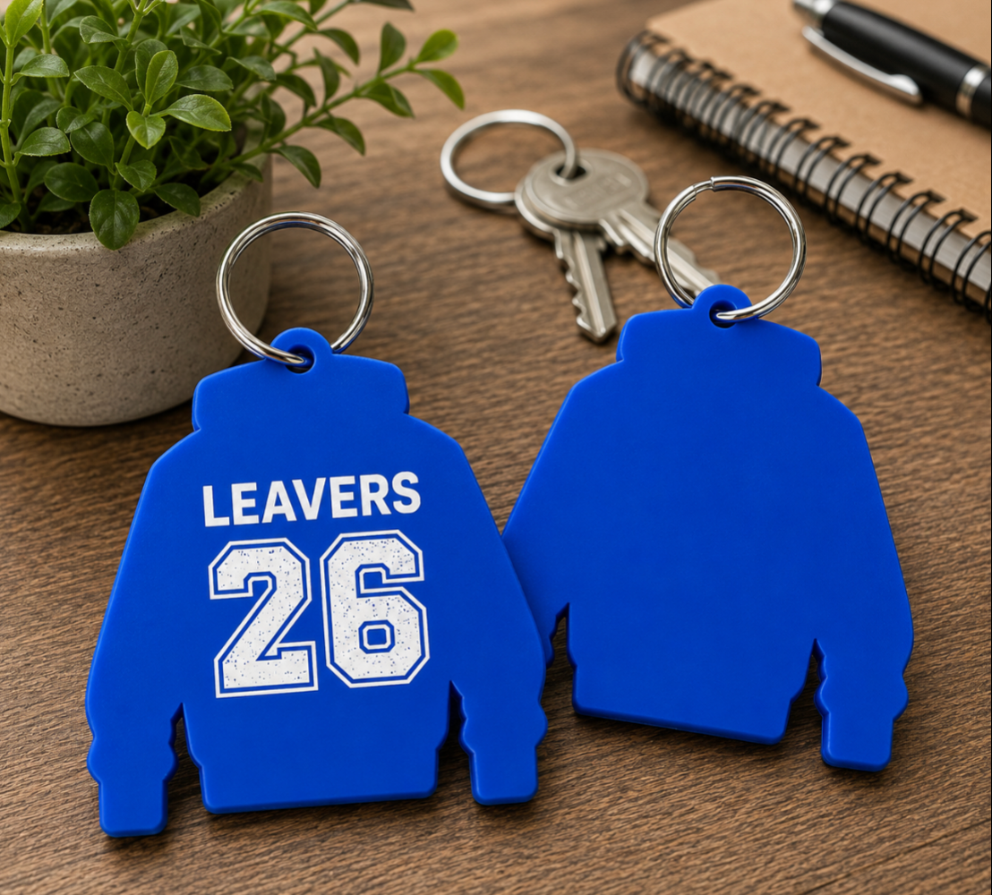 Acrylic 2026 Leavers Hoodie Plaque & Keyring Set (different colour options)