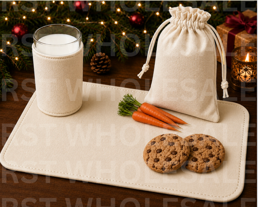 Santa’s Cookie and Milk sets  (Multiple Colour Options)  PRE-Order due September