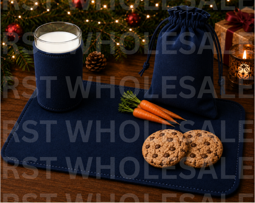 Santa’s Cookie and Milk sets  (Multiple Colour Options)  PRE-Order due September