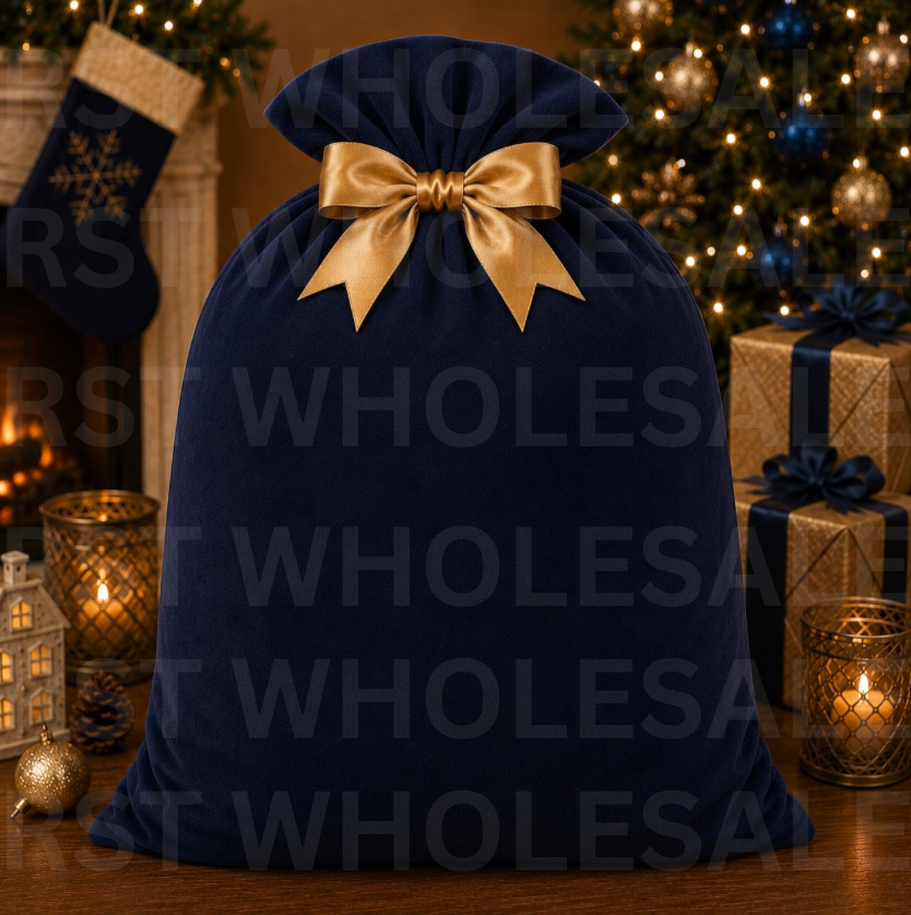 Mix pack of 20 Large Santa Sacks (Multiple Colour Options) PRE-Order due September