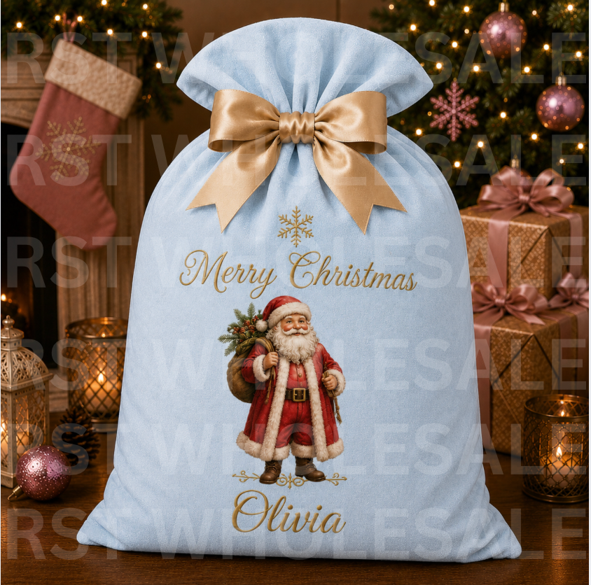 Mix pack of 20 Large Santa Sacks (Multiple Colour Options) PRE-Order due September
