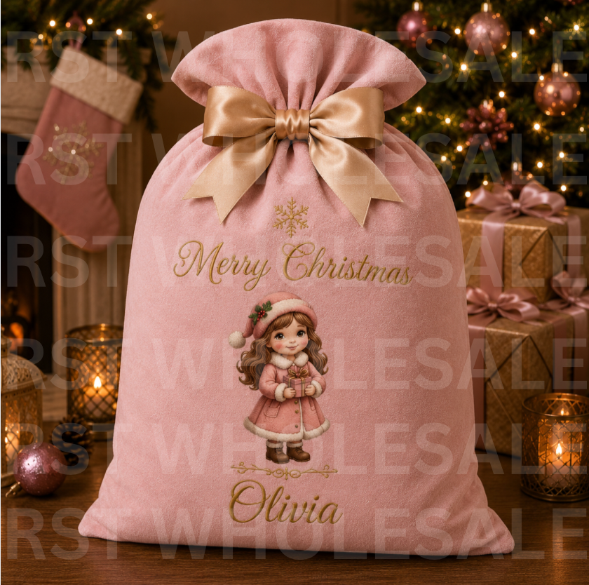 Mix pack of 20 Large Santa Sacks (Multiple Colour Options) PRE-Order due September