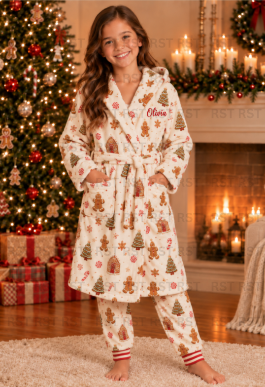 Gingerbread Dressing Gown (Family Sizes) - PRE-ORDER (due around October)