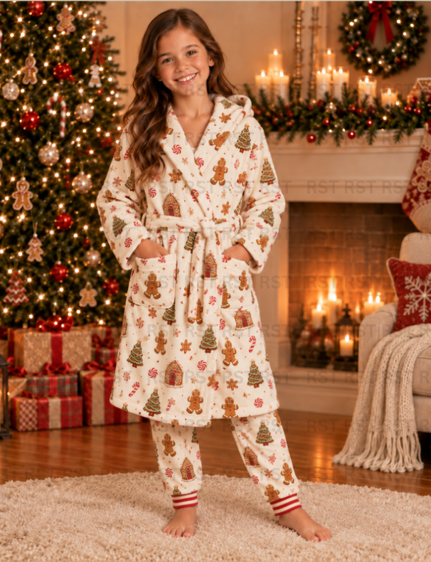 Gingerbread Dressing Gown (Family Sizes) - PRE-ORDER (due around October)