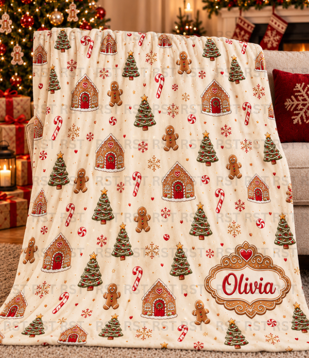 Gingerbread Blanket - PRE-ORDER (due around October)
