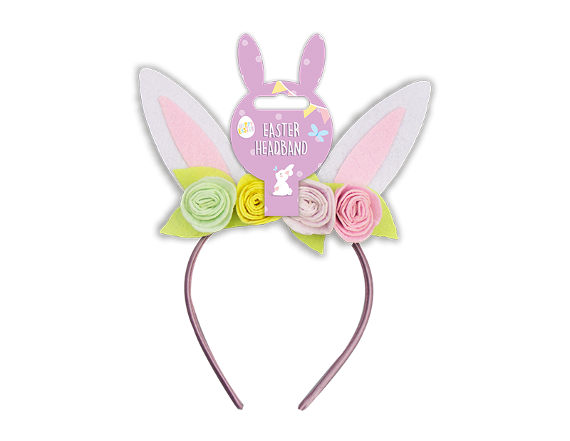 Bunny Ears Flower Headband