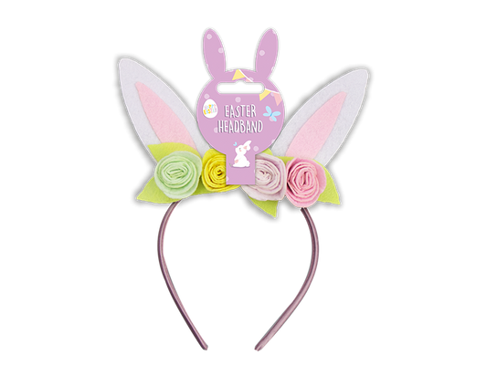 * Bunny Ears Flower Headband