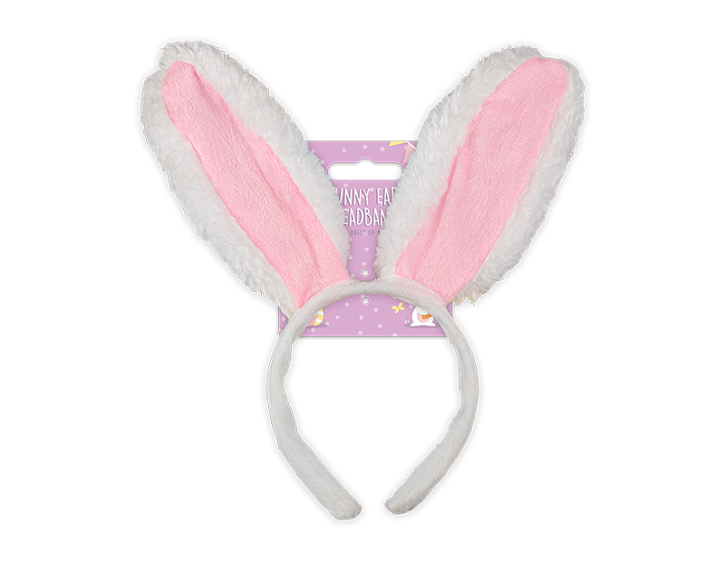 Easter Fluffy Bunny Ears Headband