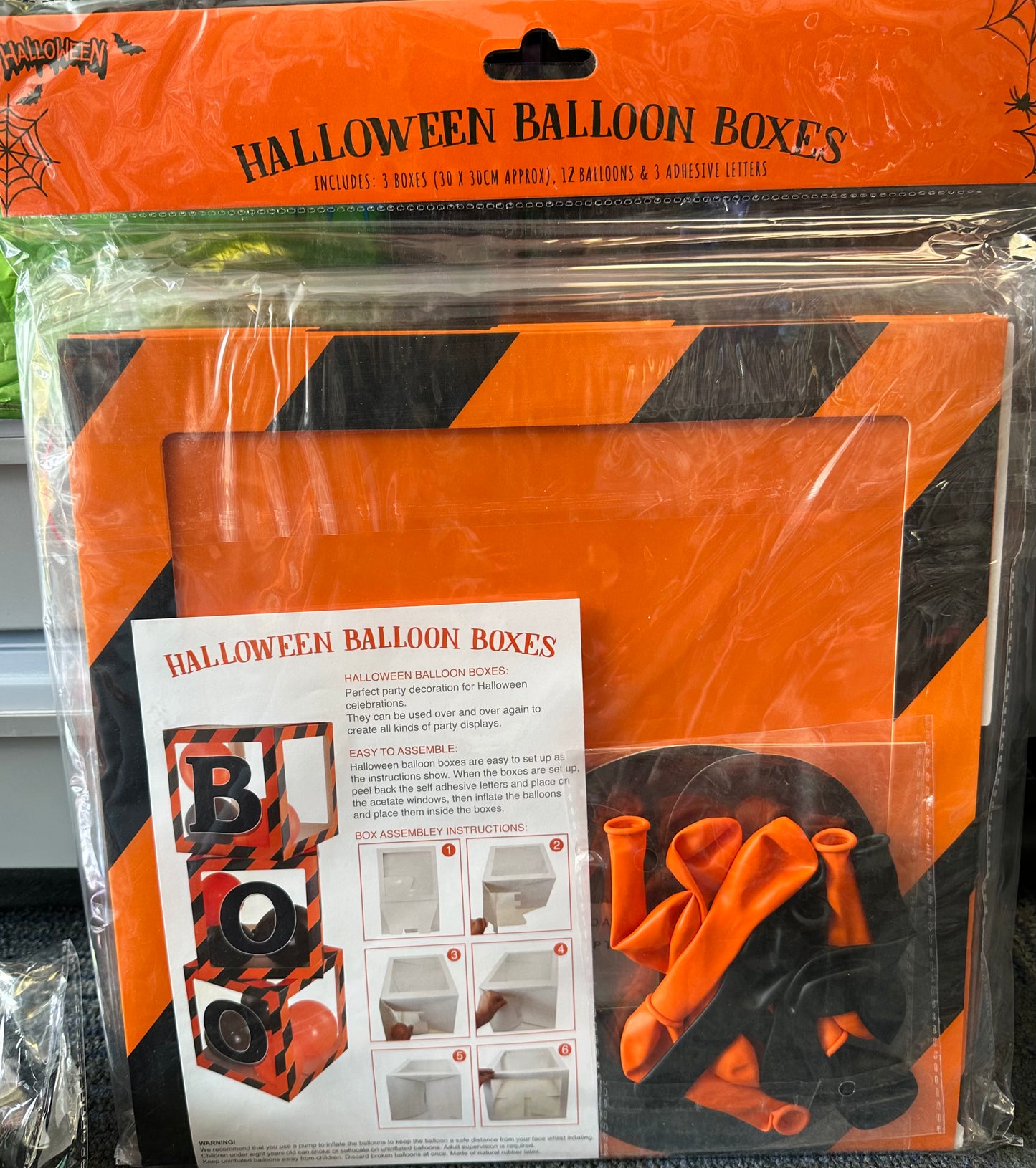 Halloween Balloon Box due around 18th August